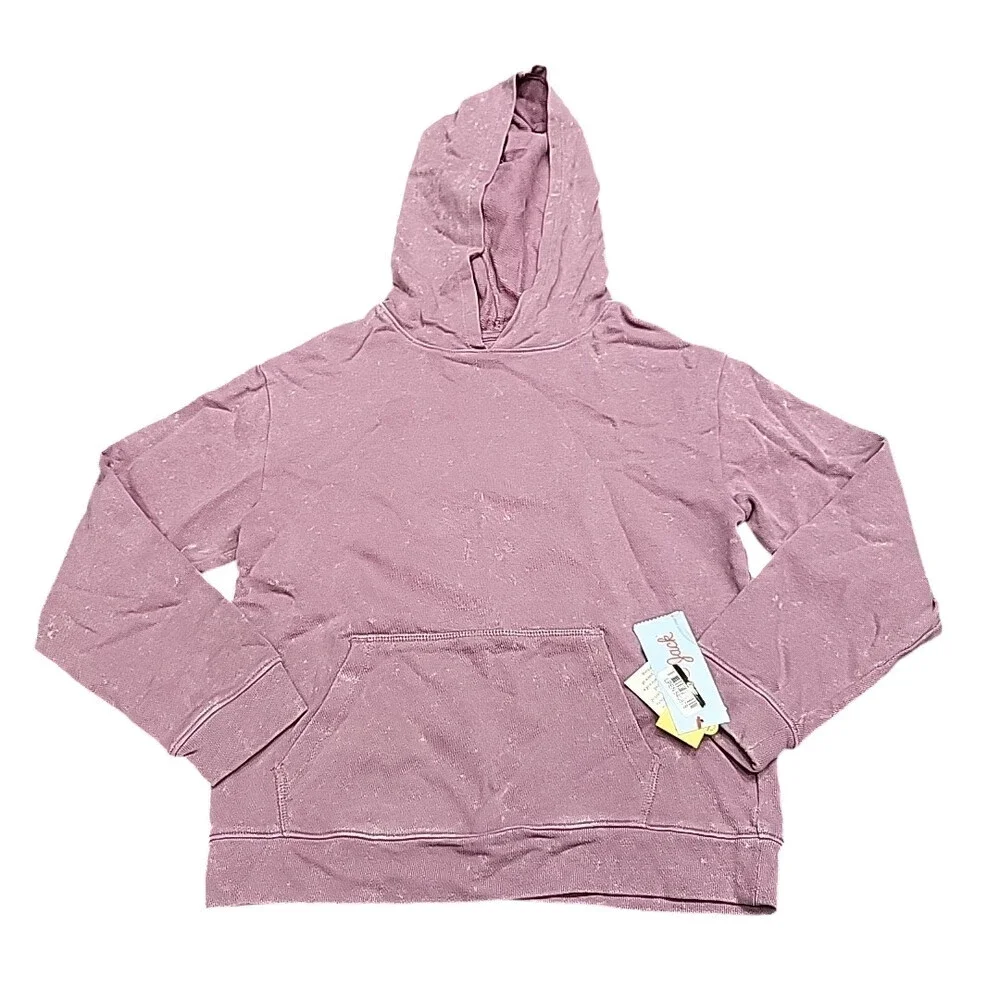 Girls Long Sleeves Pullover Hoodie Sweatshirt Pockets Small Size 6/7 Light Plum